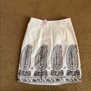 A needle point designed skirt form Ann Taylor